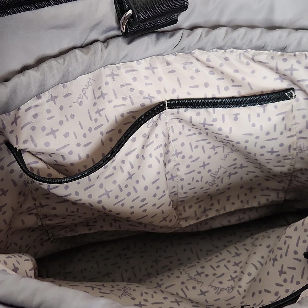 Radley London Dane Park medium tote open top nylon gray and black - Picture 11 of 16